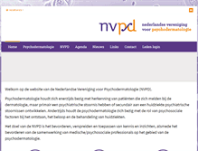 Tablet Screenshot of nvpd.nl